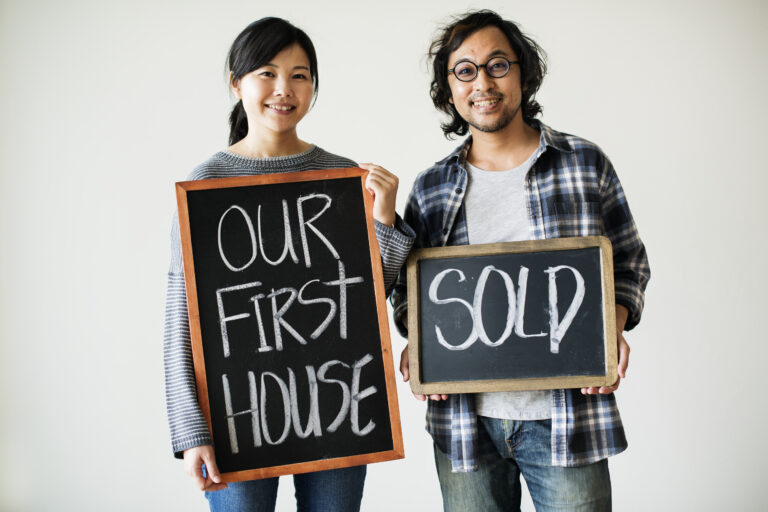 Asian couple sold first house